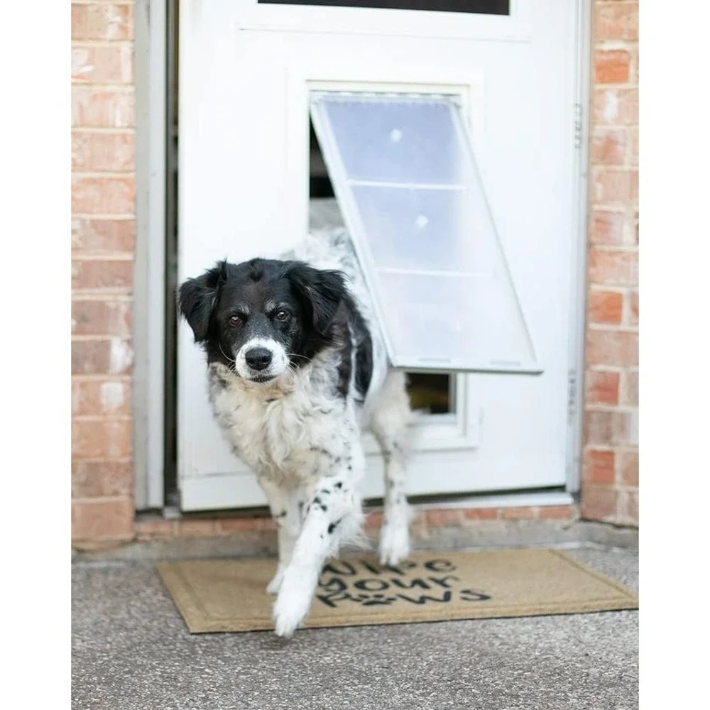 New Endura Flap Small White Double Flap for Dogs Energy Efficient All weather US